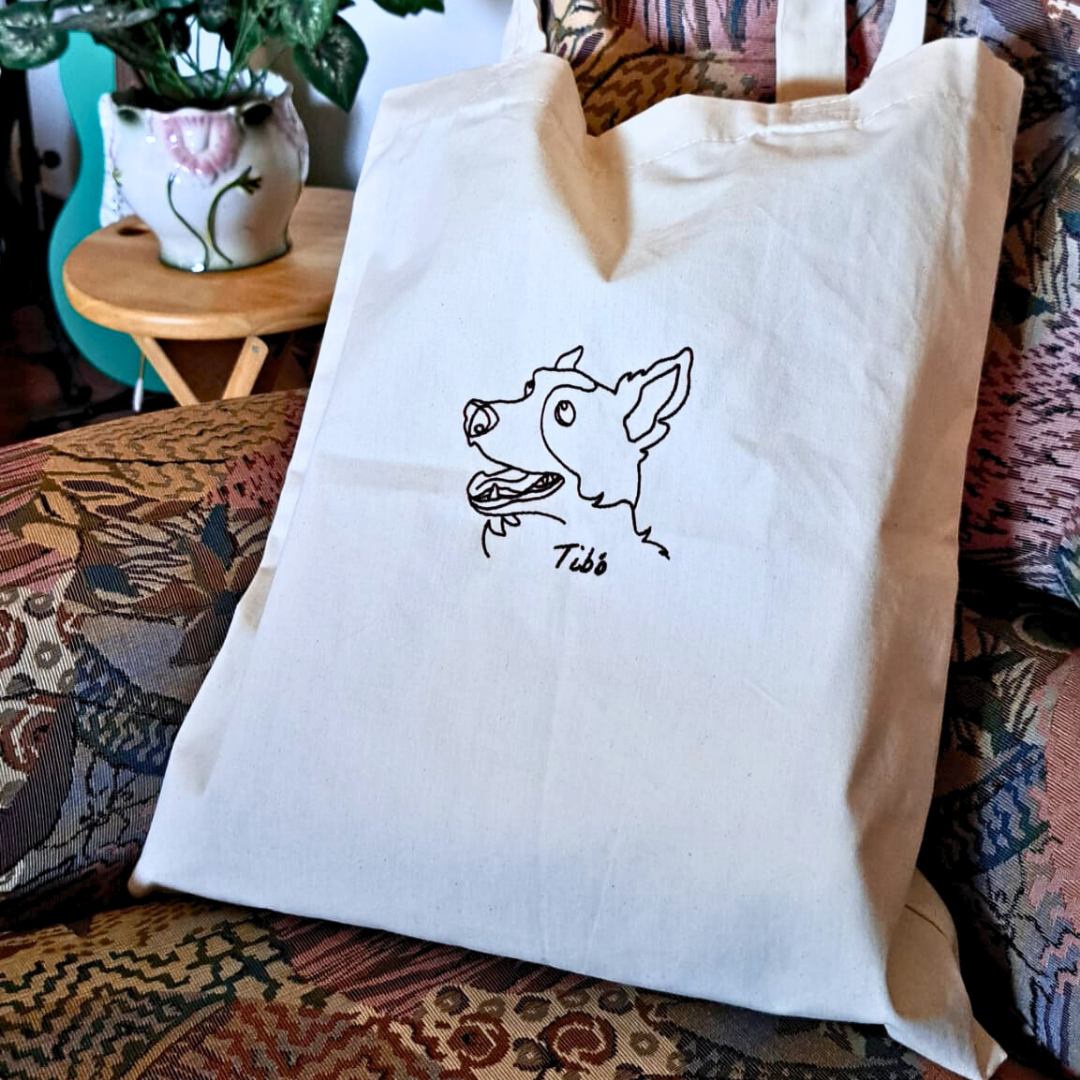 Custom Embroidered Tote Bag